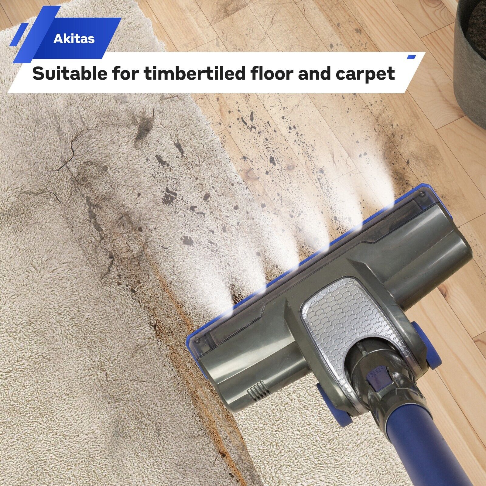 V8 150W Handheld Stick Vacuum Cleaner 40 Min Runtime LED - Image 6