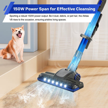 V8 150W Handheld Stick Vacuum Cleaner 40 Min Runtime LED - Image 7