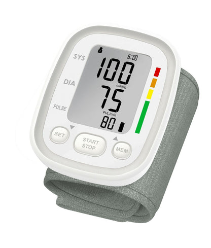 Automatic Digital Wrist Blood Pressure Monitor White - Image 2