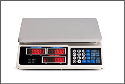 Digital Kitchen Scale Electronic 40KG 1g Increment White - Image 3