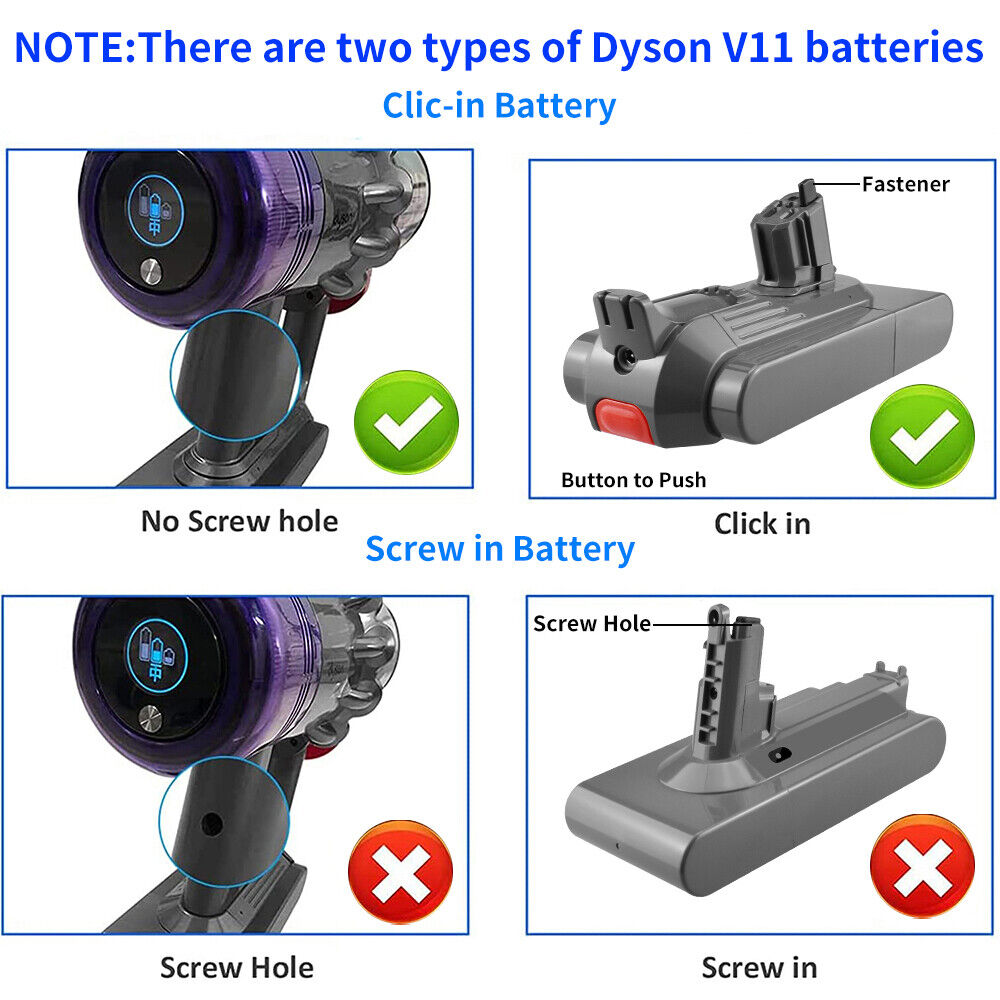 Battery for Dyson V11 Vacuum 25.2V 6.0A Replacement - Image 4