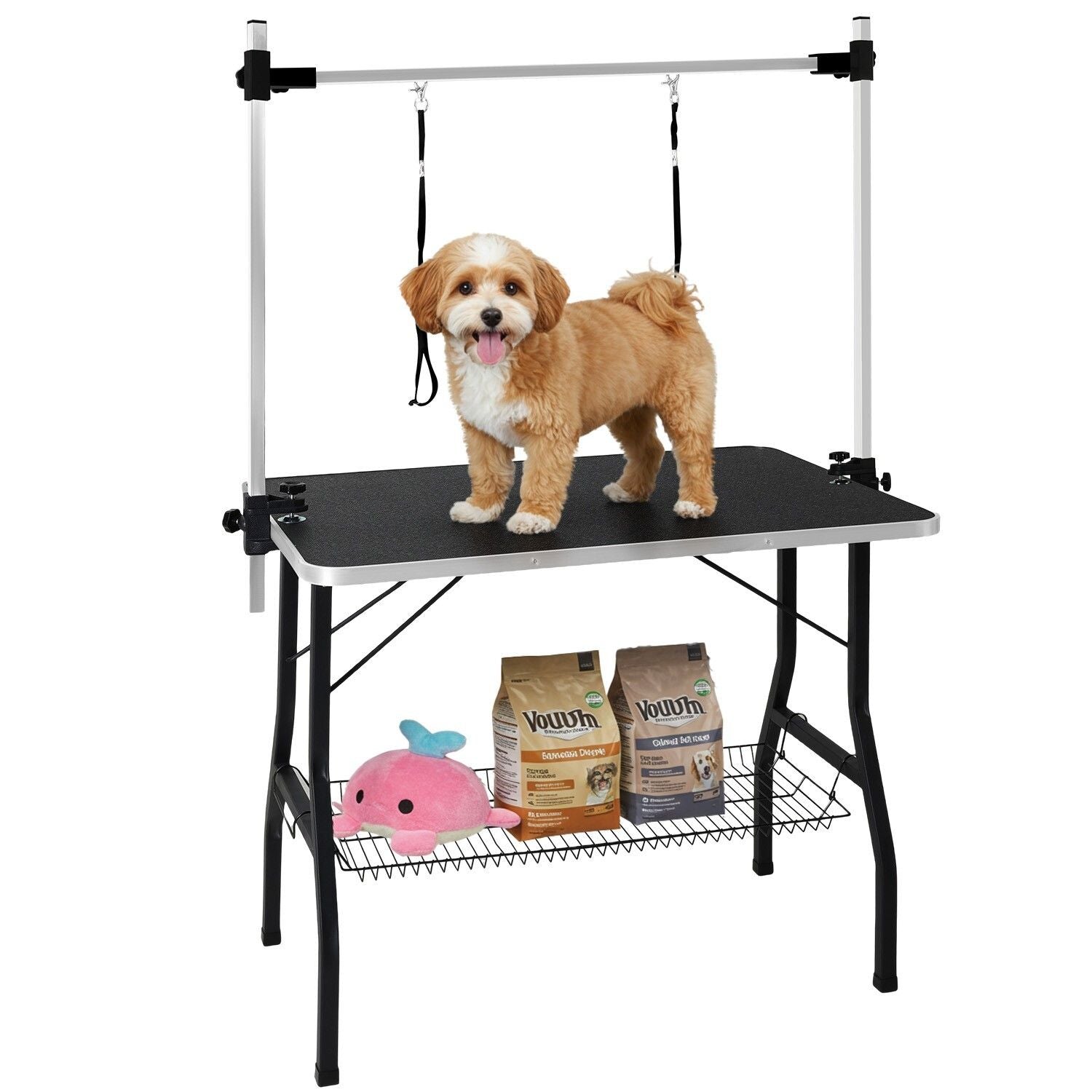 Adjustable Pet Grooming Table for Australian Cattle Dog, Foldable - Image 9
