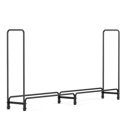 Metal Firewood Rack Log Storage Holder Heavy Duty - Image 6