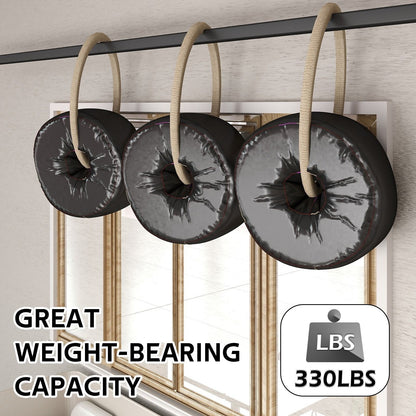 Sliding Barn Door Kit Heavy Duty Rust Resistant Single 2.44M  - Image 4