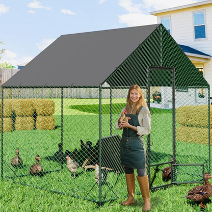 Large Chicken Coop Hen House 276x207x300cm Cage Enclosure - Image 3
