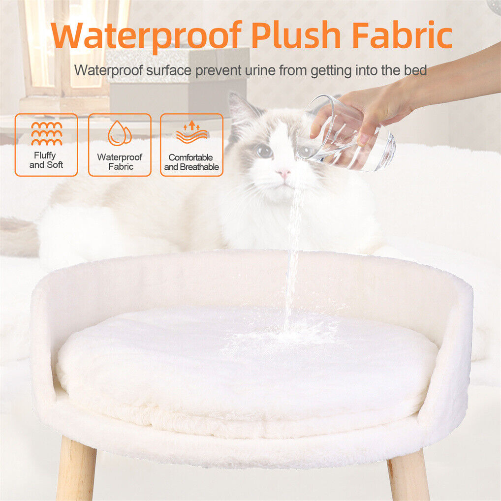 Luxury Round Pet Sofa Bed 60cm Soft Cushion Anti-skid - Image 3