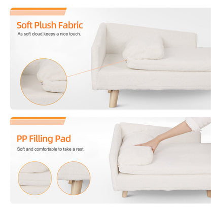 Luxury Pet Sofa Bed 70cm Rectangular Soft Cushion Anti-skid - Image 3