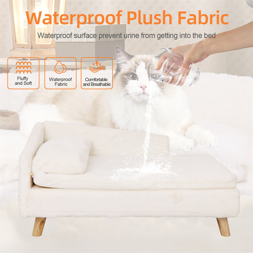Luxury Pet Sofa Bed 70cm Rectangular Soft Cushion Anti-skid - Image 4