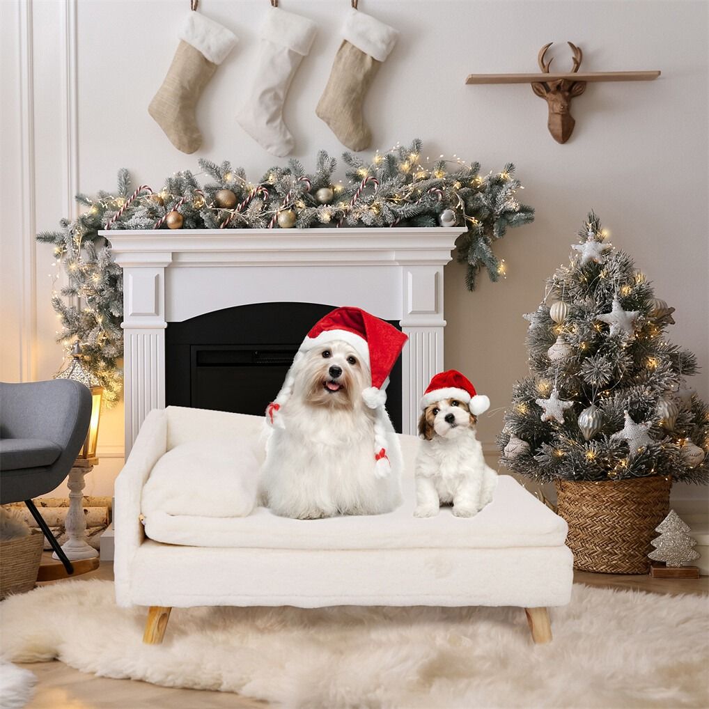 Luxury Pet Sofa Bed 70cm Rectangular Soft Cushion Anti-skid - Image 8