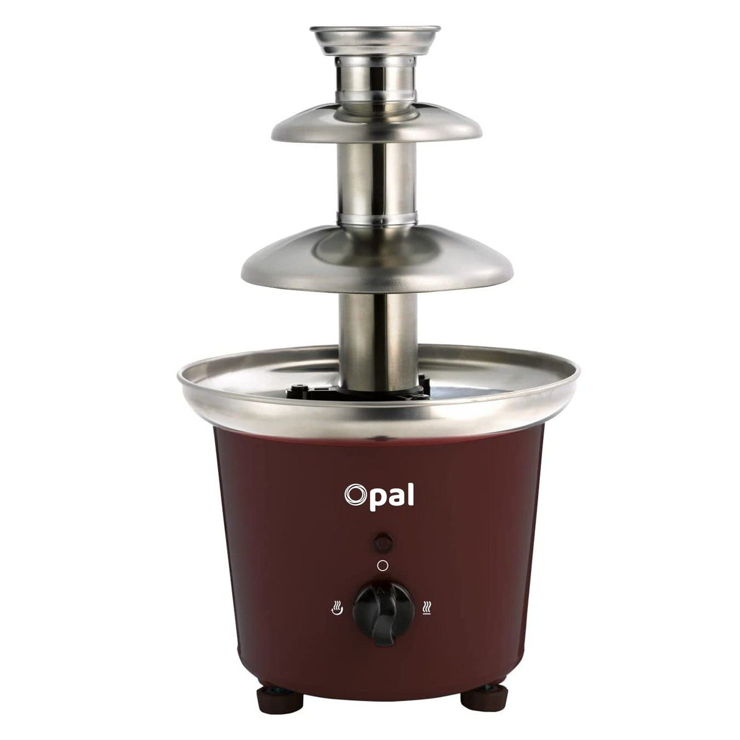 3-Tier Electric Chocolate Fondue Fountain Stainless Steel 0.9L - Image 8
