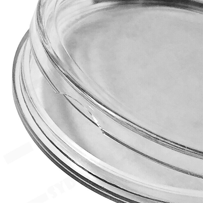 100pcs 46mm Clear Plastic Coin Holder Capsules Storage Box - Image 9