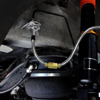 25Ft 3/16'' OD Steel Zinc Brake Line Tubing Kit 150MPa +32 Fittings - Image 5