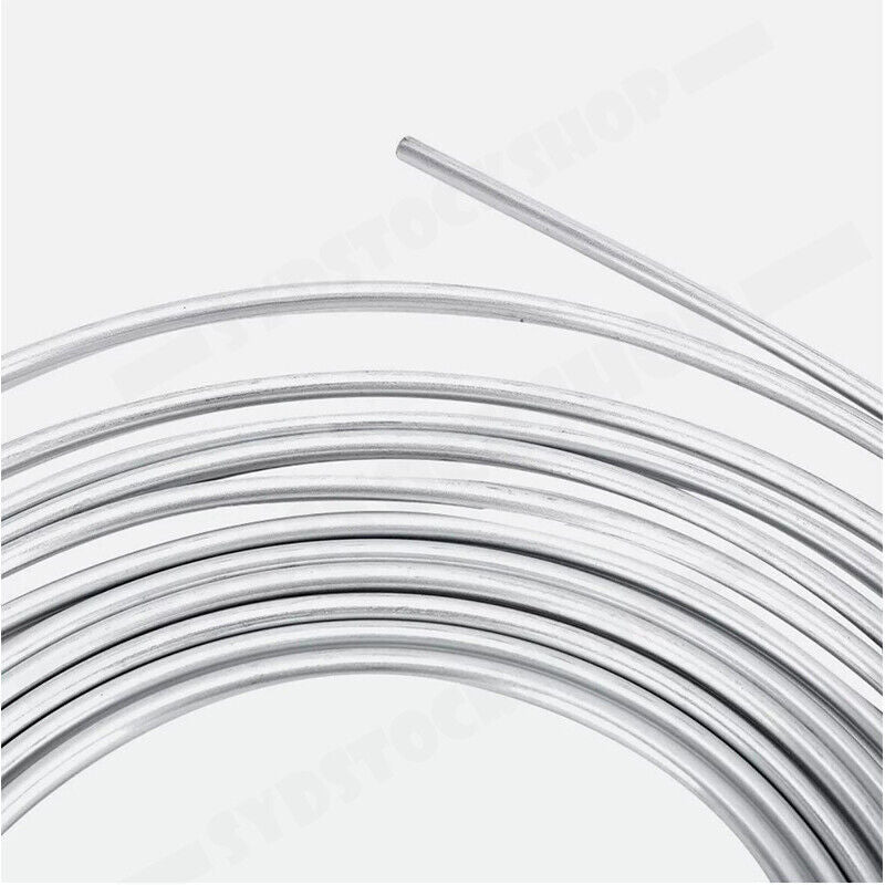 25Ft 3/16'' OD Steel Zinc Brake Line Tubing Kit 150MPa +32 Fittings - Image 9