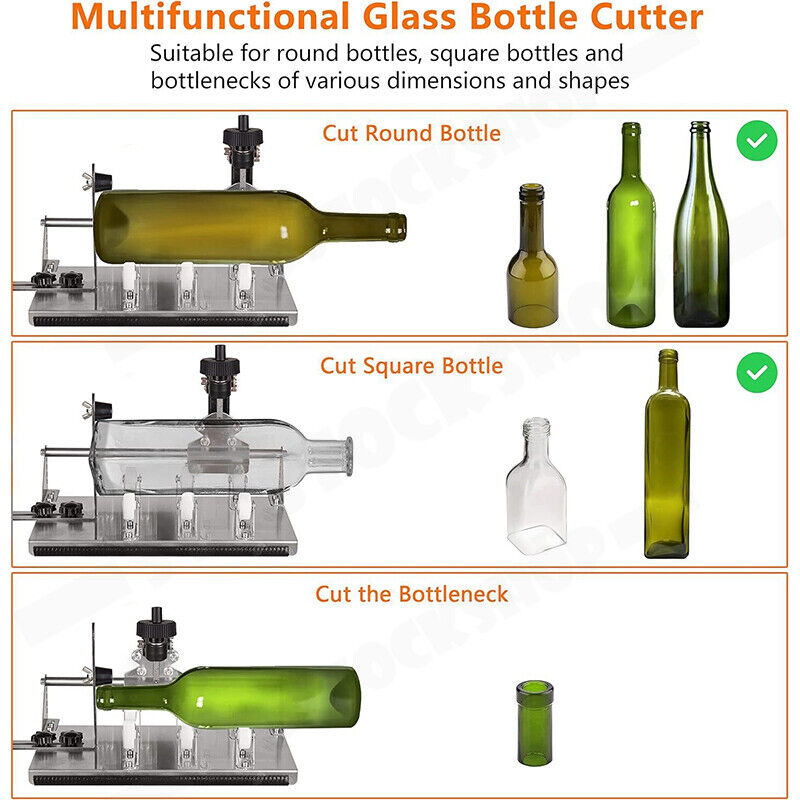Stainless Steel Glass Bottle Cutter DIY Tool Kit AU - Image 7