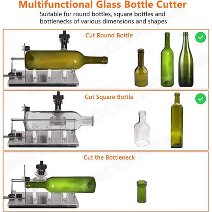 Stainless Steel Glass Bottle Cutter DIY Tool Kit AU - Image 7