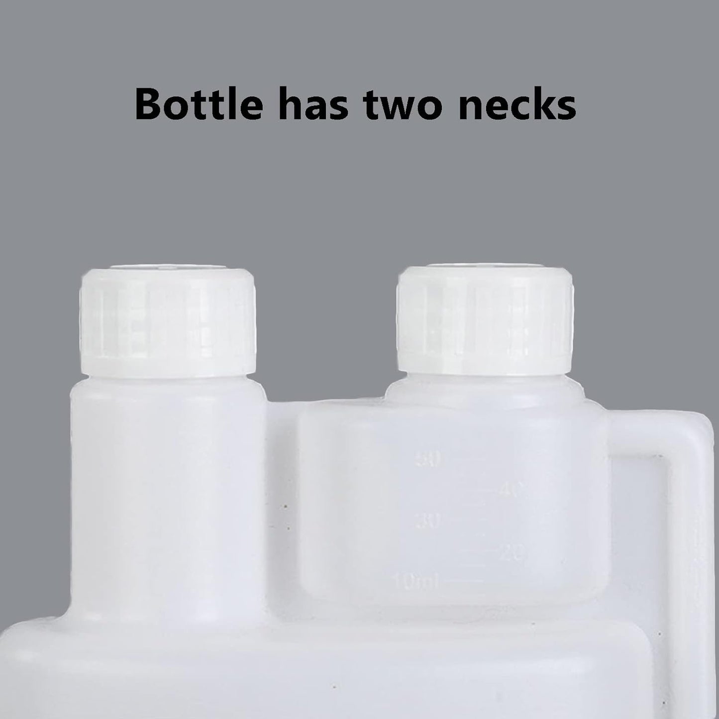 10-Pack 250ml Plastic Twin Chamber Bottles, Tamper Evident Cap - Image 4
