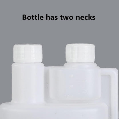 10-Pack 250ml Plastic Twin Chamber Bottles, Tamper Evident Cap - Image 4