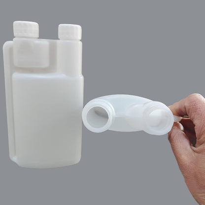 10-Pack 250ml Plastic Twin Chamber Bottles, Tamper Evident Cap - Image 6