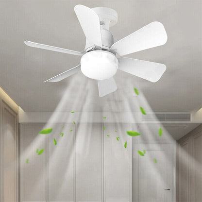 16.5 Ceiling Fan with LED Light 3-Speed Remote Control - Image 4