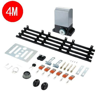 Electric Sliding Gate Opener 550W 0.74HP 4m Kit 2000KG w/ Remote & APP - Image 2