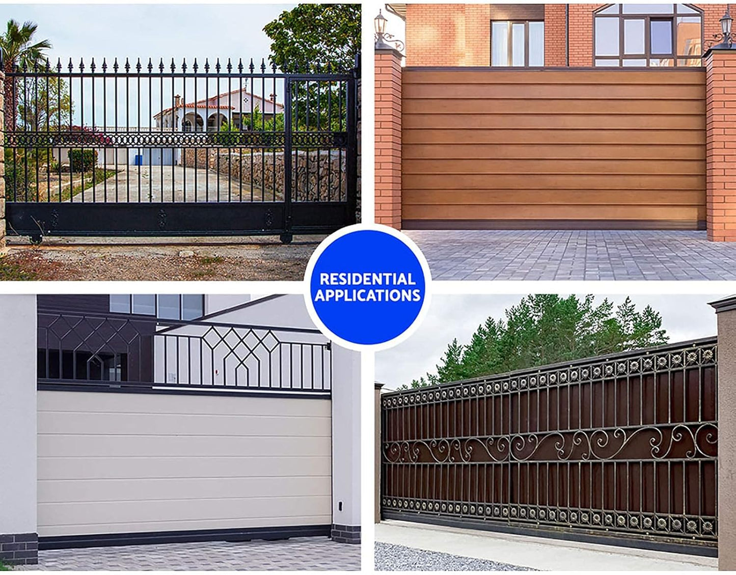 Electric Sliding Gate Opener 550W 0.74HP 4m Kit 2000KG w/ Remote & APP - Image 5