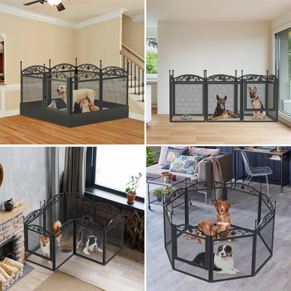 XL Metal Dog Playpen Indoor Fence with Waterproof Pad - Image 6