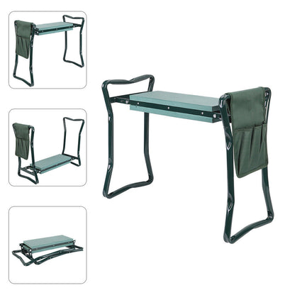 XXL Garden Kneeler Seat Stool with Pocket, 150kg Load - Image 8
