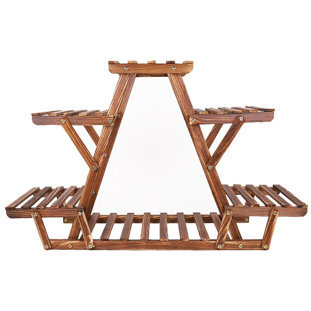 Wooden 6 Tier Plant Stand A-Frame Flower Pot Display Organizer - Image 7