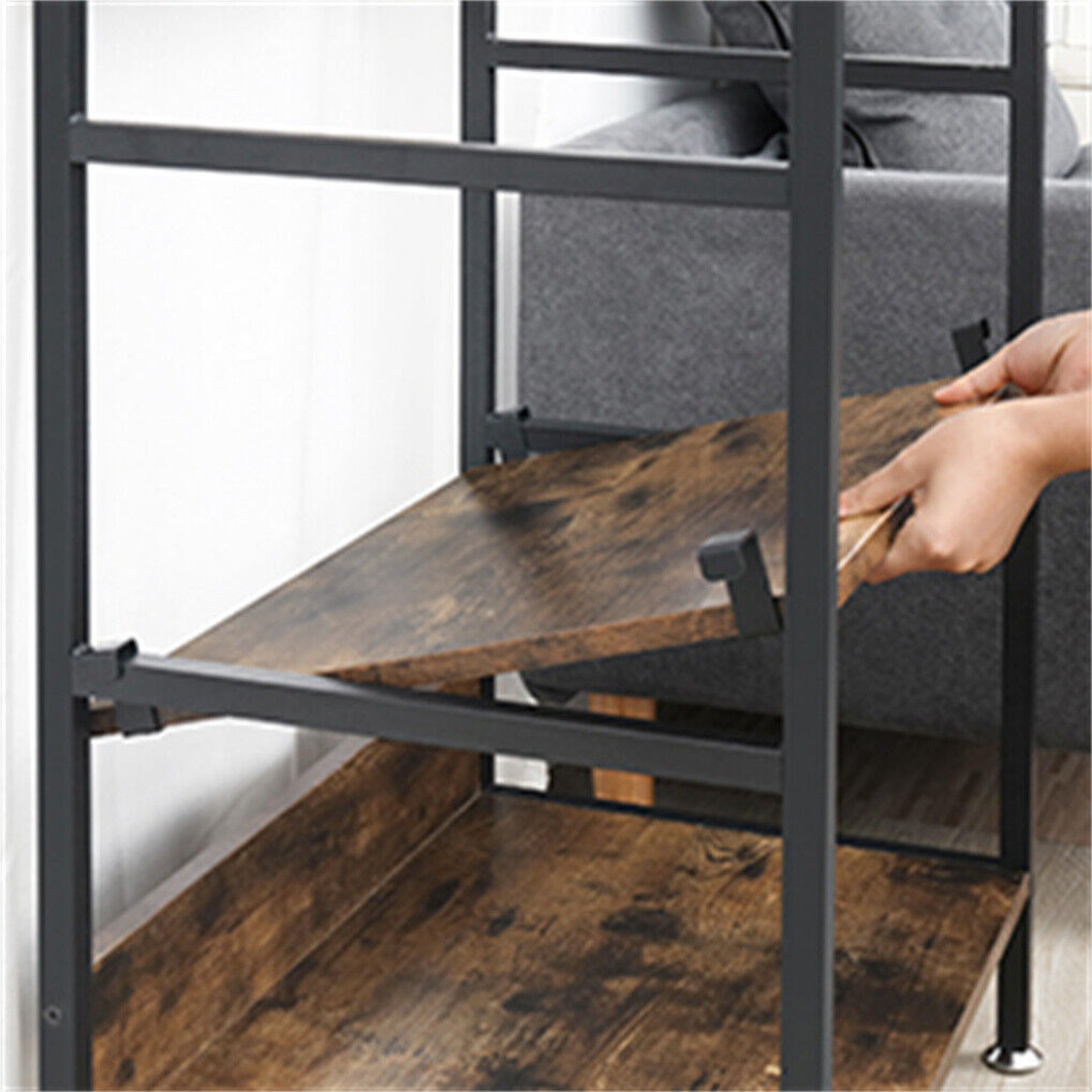 Heavy Duty Clothes Rack 3 Tiers MDF & Metal Iron Rail - Image 7