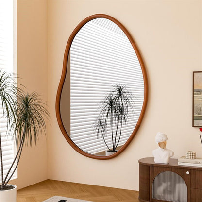 Large Art Deco Asymmetrical Wall Mirror 74.3x110cm - Image 2