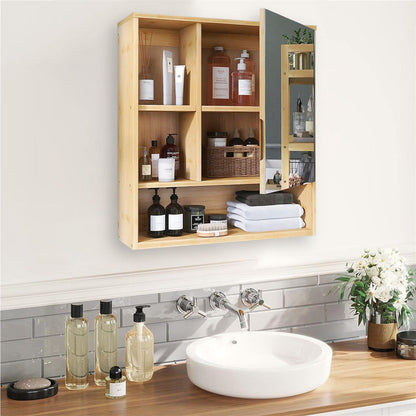 Wall Cabinet Bathroom Mirror Storage Medicine 55.5cm - Image 2