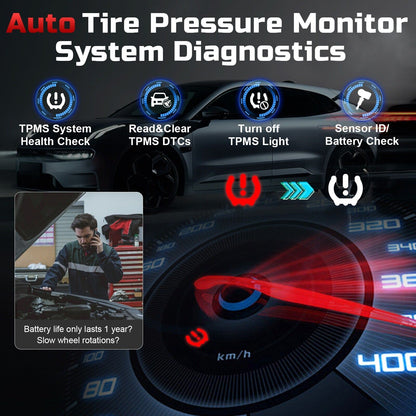 TP150 TPMS Reset Tool 2025 WiFi CAN EOBD OBDII - Image 7