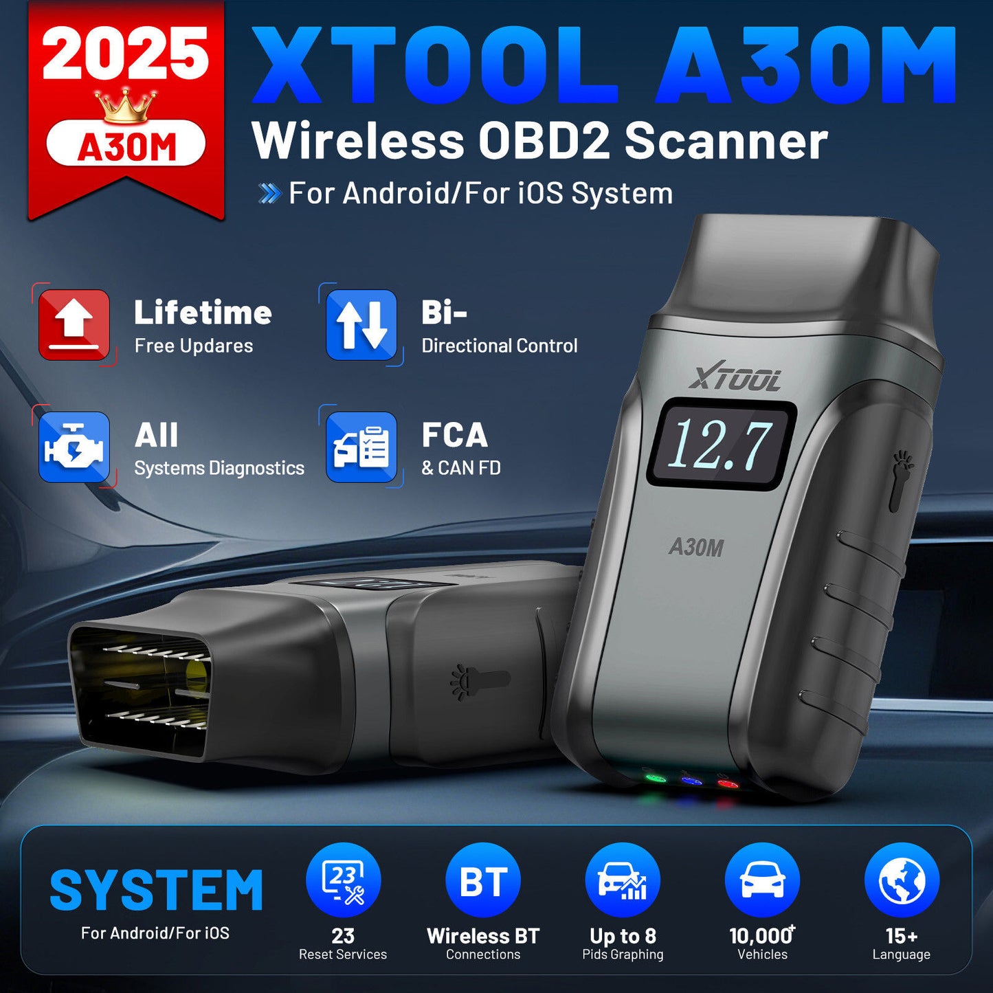 2025 A30M Bluetooth Diagnostic Scanner Global Version - Image 7