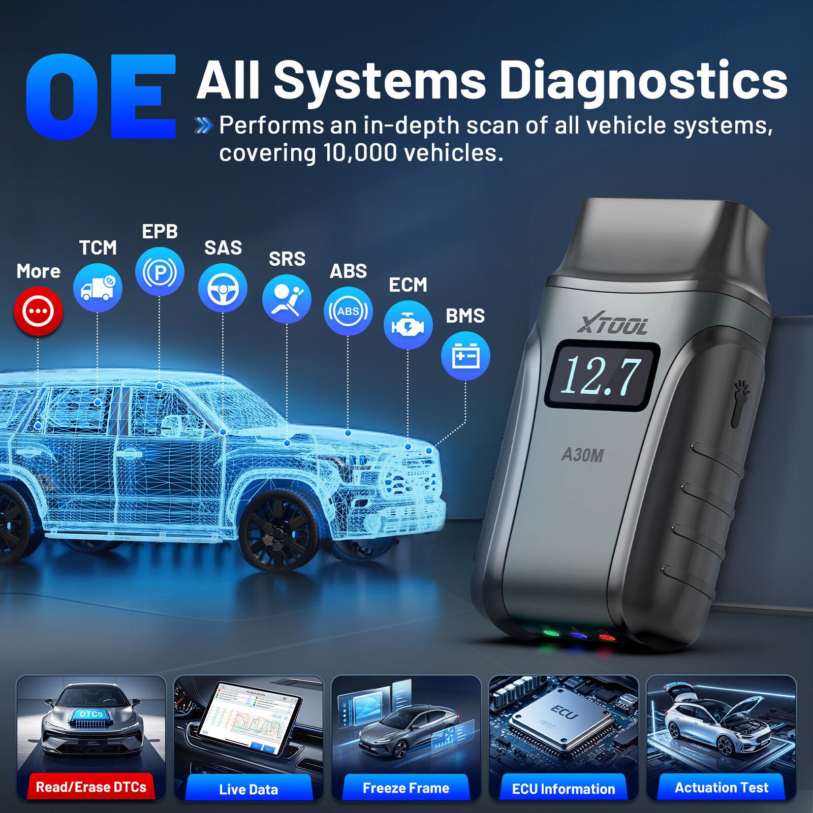2025 A30M Bluetooth Diagnostic Scanner Global Version - Image 9