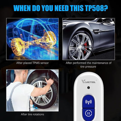 TP508 TPMS Relearn Tool for GM Tire Pressure Reset - Image 7