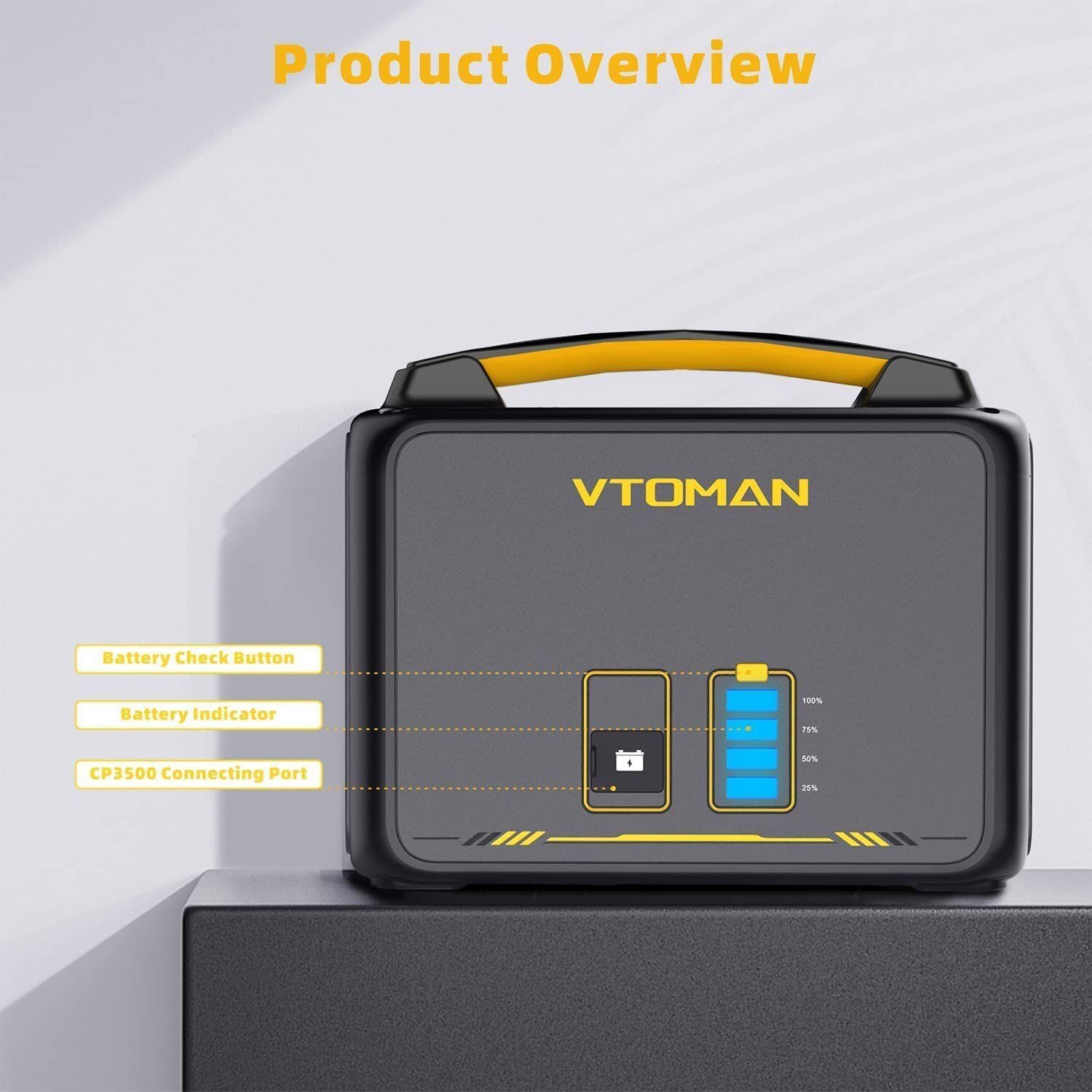 640Wh Solar Expansion Battery LiFePO4 BMS Jump 600X - Image 3
