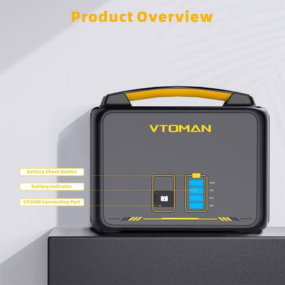 640Wh Solar Expansion Battery LiFePO4 BMS Jump 600X - Image 3