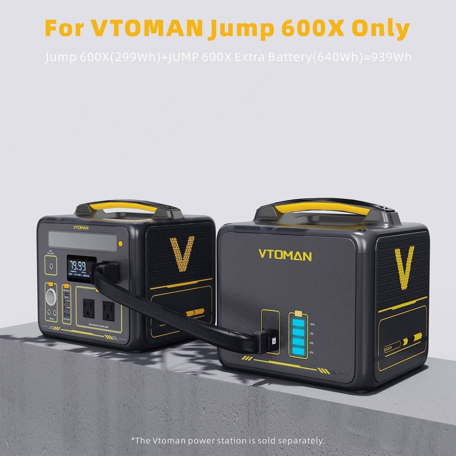 640Wh Solar Expansion Battery LiFePO4 BMS Jump 600X - Image 5