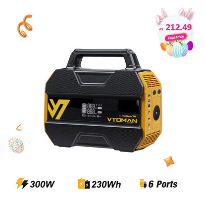 FlashSpeed 300 Solar Power Station 600W AC/DC for Camping AU - Image 2