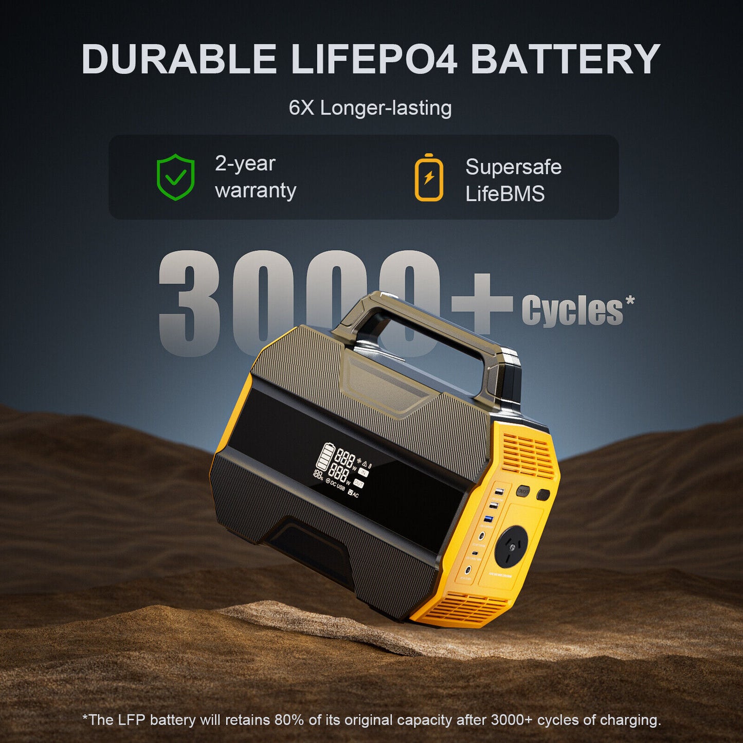 FlashSpeed 300 Solar Power Station 600W AC/DC for Camping AU - Image 3