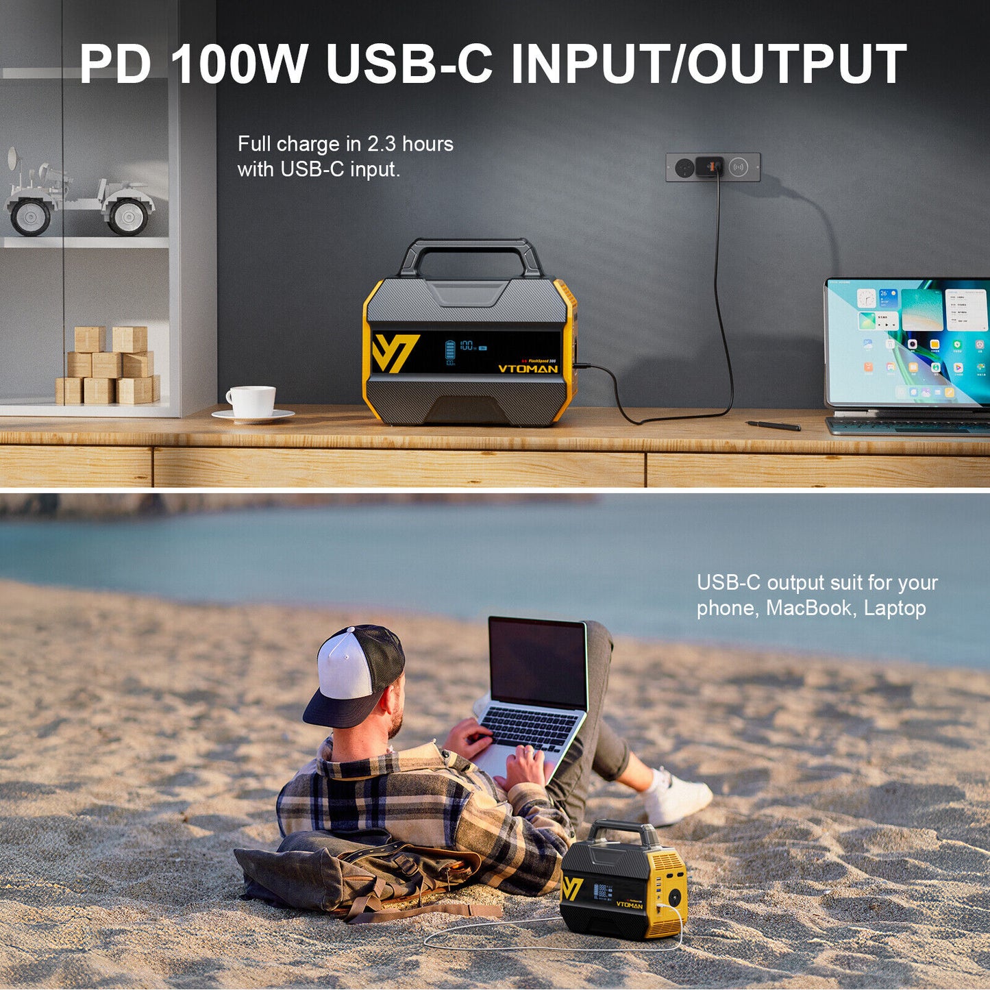 FlashSpeed 300 Solar Power Station 600W AC/DC for Camping AU - Image 9