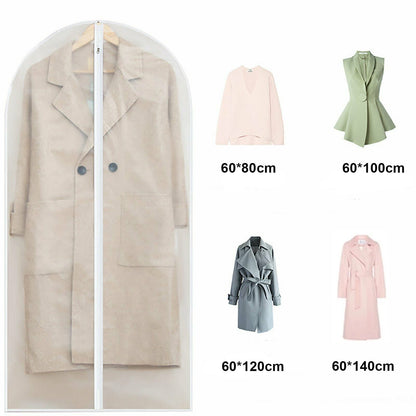 10PCS 60x120cm Transparent Clothes Cover Suit Dustproof Bag - Image 2