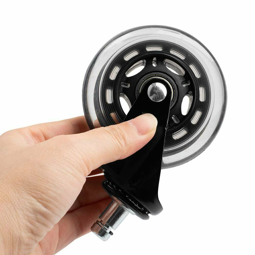 3 Swivel Rollerblade Chair Wheels, 7/16 Stem, All Floors - 5 Pack - Image 7