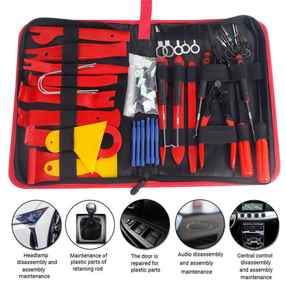 65pcs Car Trim Removal Tool Set Pry Bar Dash Kit - Image 2