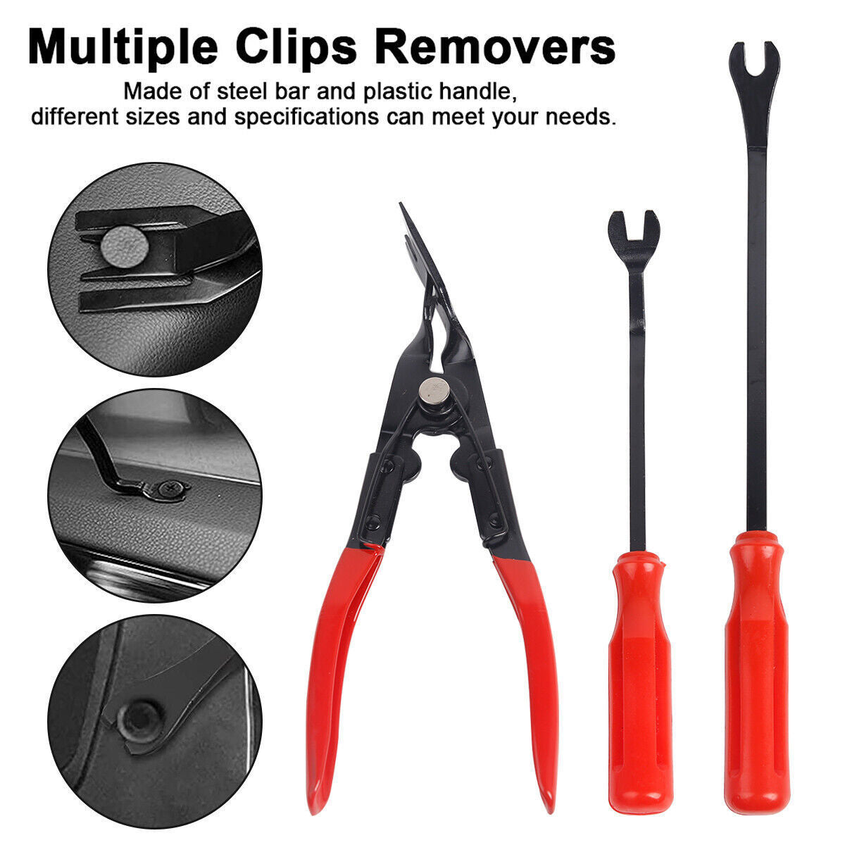 65pcs Car Trim Removal Tool Set Pry Bar Dash Kit - Image 4