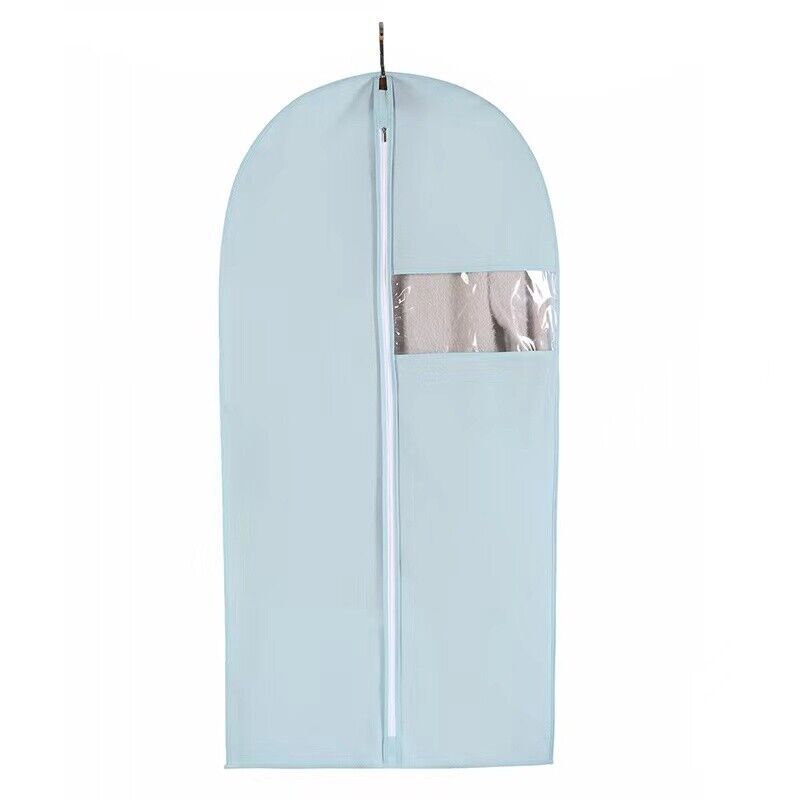 Blue Garment Bag 60x80cm Dustproof Suit Dress Coat Protector AU