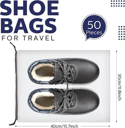 10PCS Travel Shoe Bags Portable Storage Pouch Drawstring Dust Organizer - Image 2