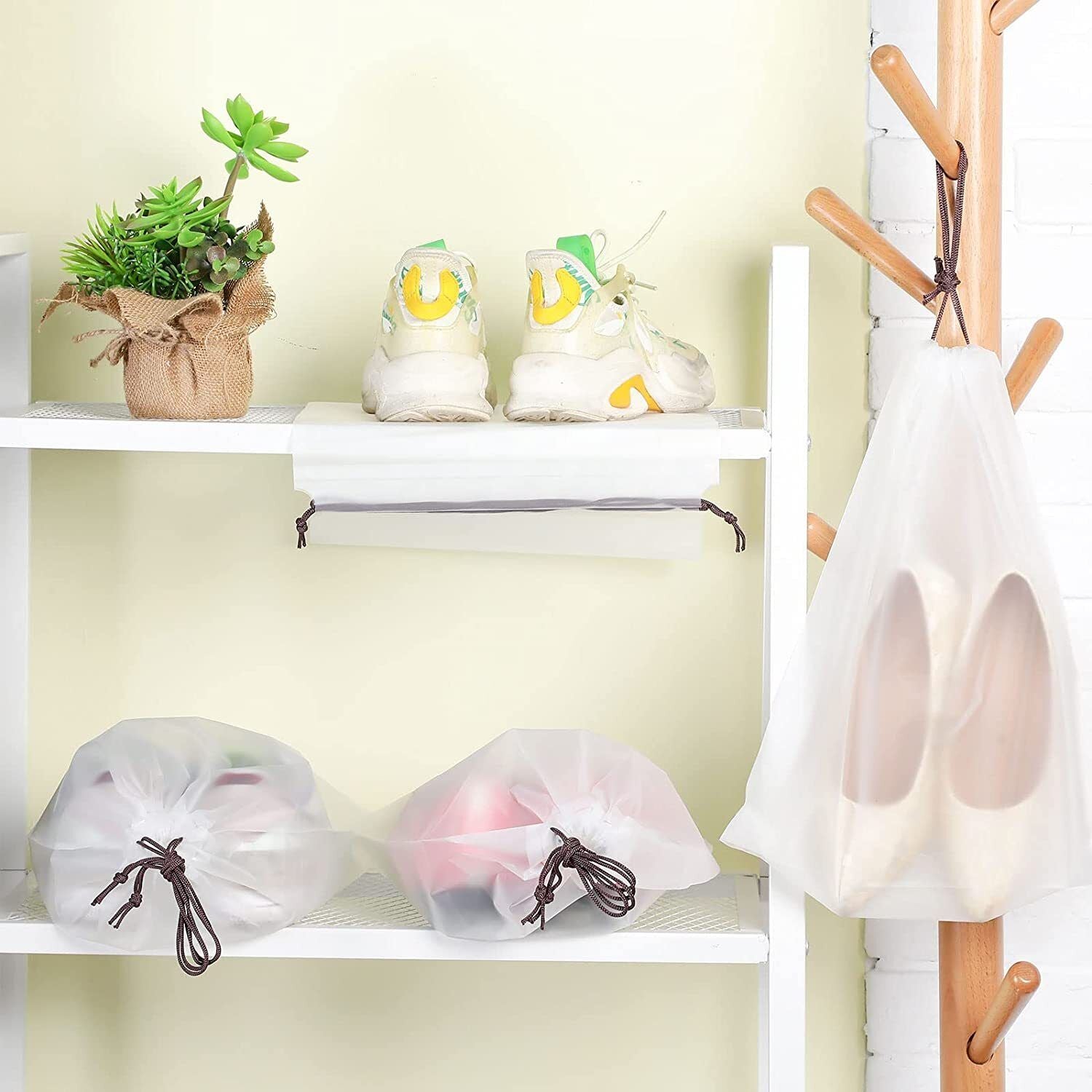 10PCS Travel Shoe Bags Portable Storage Pouch Drawstring Dust Organizer - Image 7