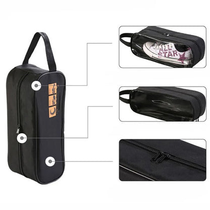 Portable Waterproof Shoe Bag with View Window 13cm High - Image 2