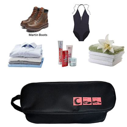 Portable Waterproof Shoe Bag with View Window 13cm High - Image 5